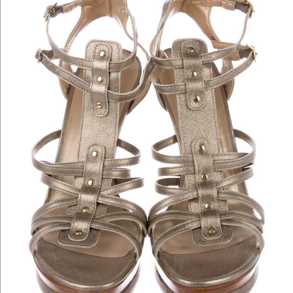 Stuart Weizman Leather Sandal 7.5
